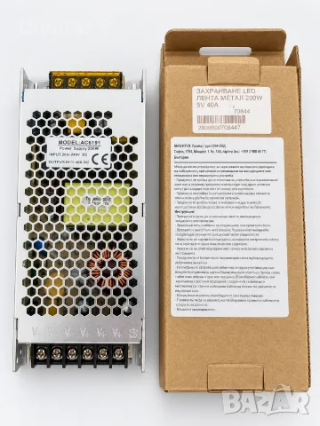 Продавам ново захранване за LED лента – 200 W