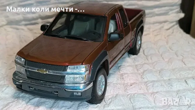 метален пикап Chevrolet Colorado . Мащаб 1:18