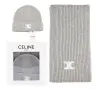 Celine комплект шапка и шал, снимка 11