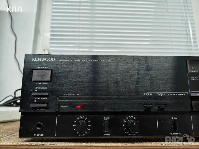 Усилвател KENWOOD KA-660, снимка 2 - Ресийвъри, усилватели, смесителни пултове - 56692194
