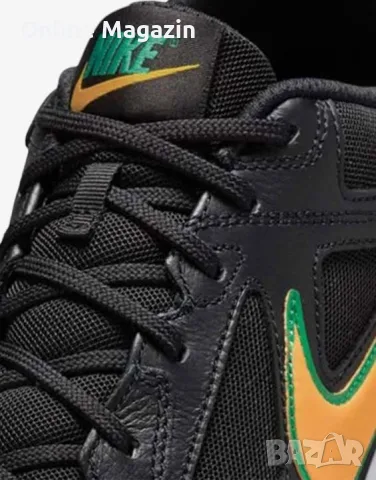 NIKE Gato Black/Yellow, снимка 5 - Маратонки - 56712733