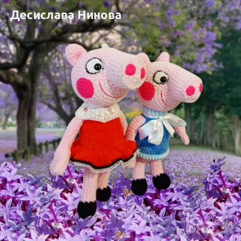 Пепа пиг и Джордж, снимка 10 - Плюшени играчки - 56623570