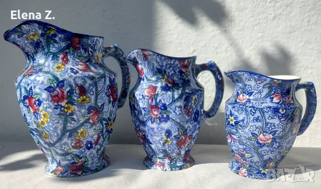 3 винтидж кани Ringtons, Maling Ware и Sadler, снимка 5 - Винтидж декорации за дома - 56746099