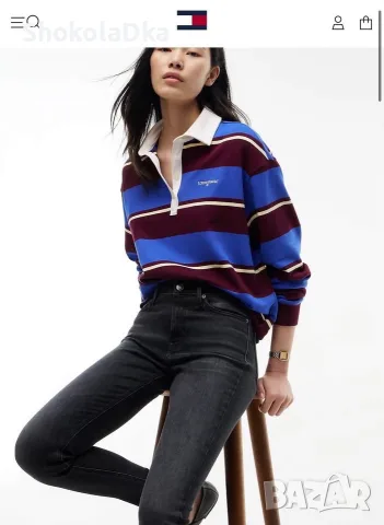 Tommy Hilfiger  Дънки с висока талия размер XS