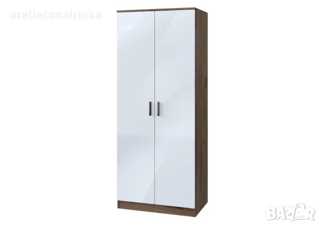 Двукрилен гардероб Хай 2, снимка 4 - Гардероби - 29590141
