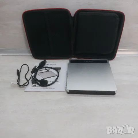 Външно DVD/CD Записващо Устройство SOMDARHK CT07 | USB-C & USB 3.0 | Вграден USB Хъб & Четец на SD