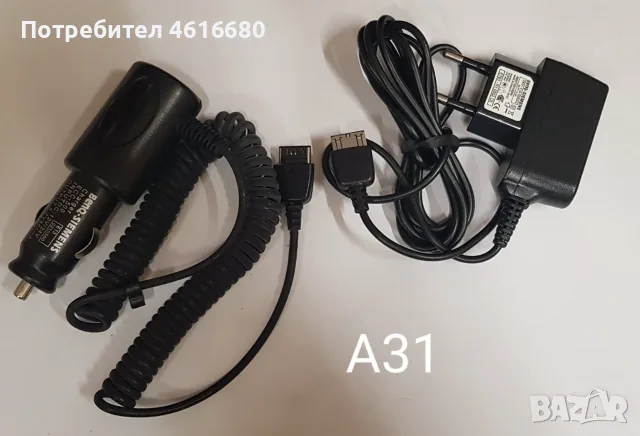 Зарядно за Siemens A31,AF51,AL21,Benq Siemens S68,S81,S88,A58,E81,CL71,M81,EF71,A38,C81,CF61,EF51