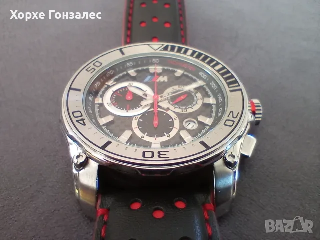 BMW M Carbon Chronograph, 45mm, снимка 3 - Мъжки - 56721364