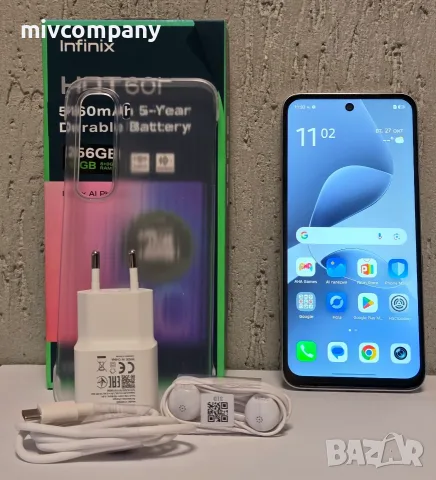 Смартфон Infinix HOT 60i X6728 256/8GB (2025)