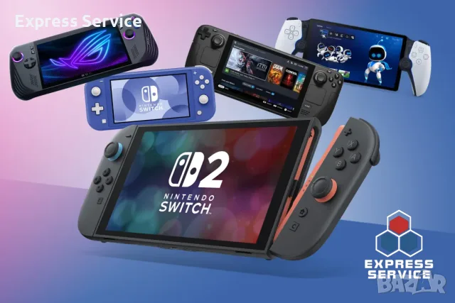 Ремонт на преносими конзоли – Asus ROG Ally, Steam Deck, PSP, Nintendo във Варна | Express Service