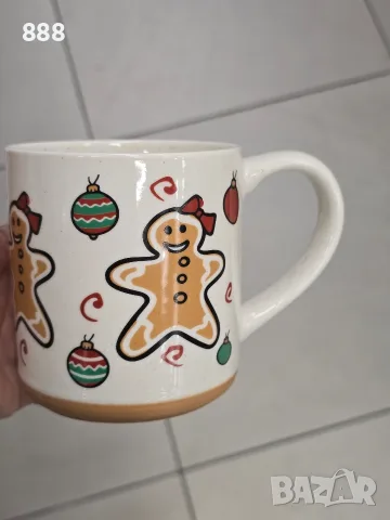 коледни порцеланови чаши , снимка 3 - Чаши - 56718279