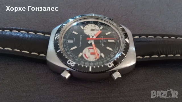 Breitling Chrono-Matic 1970' калибър 11. 38мм, снимка 4 - Мъжки - 56719200