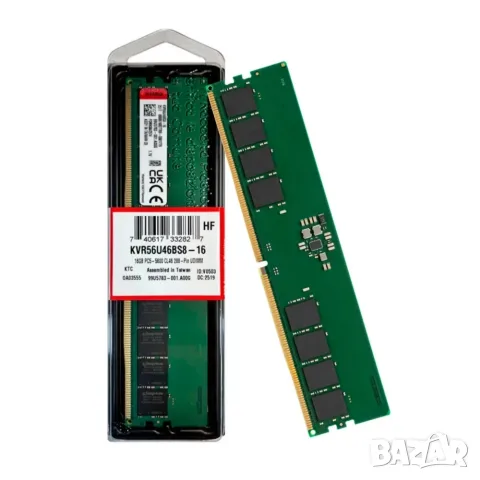 Kingston 16GB DDR5 5600MHz CL46 1Rx8 DIMM RAM памет нова