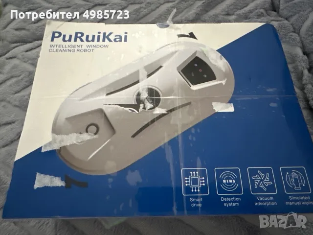 🪟 Интелигентен робот за почистване на прозорци PuRuiKai 