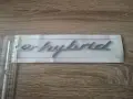 Porsche e-hybrid сребрист гланц надпис, снимка 3