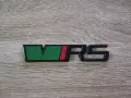 Skoda VRS емблеми зелено с черно, снимка 1