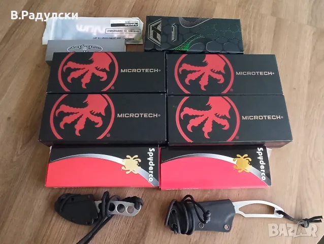 Microtech, Spyderco, Real Steel, Heretic Knives..., снимка 17 - Ножове - 56372557