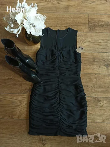 H&M Нова стилна черна мини рокля, снимка 9 - Рокли - 56736120