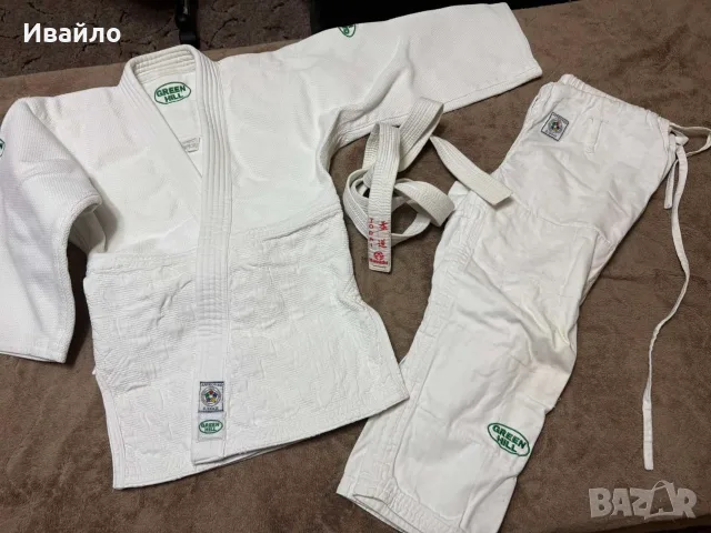 Продавам детско кимоно за джудо Green Hill (IJF Approved)