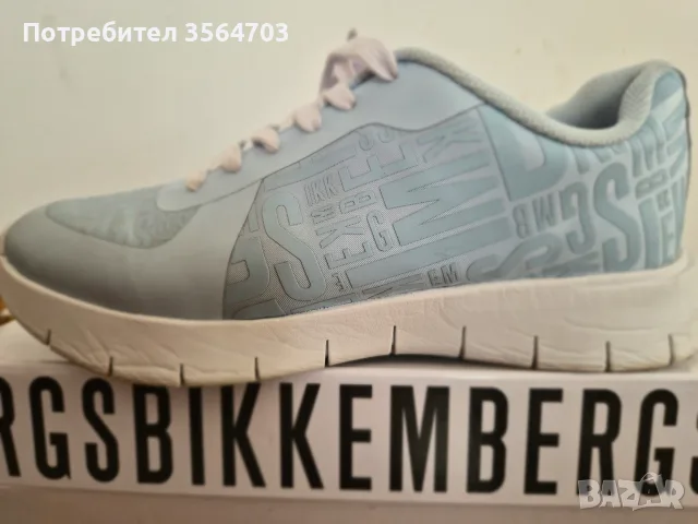 Дамски маратонки BIKKEMBERGS baby blue 39M 