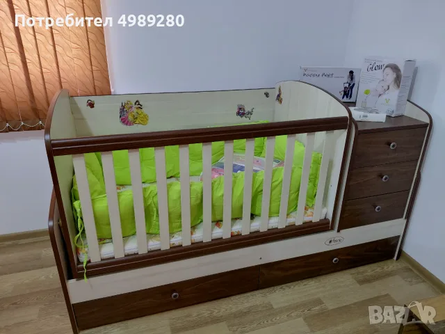 Трансформираща детска кошара, снимка 2 - Кошарки - 56641332