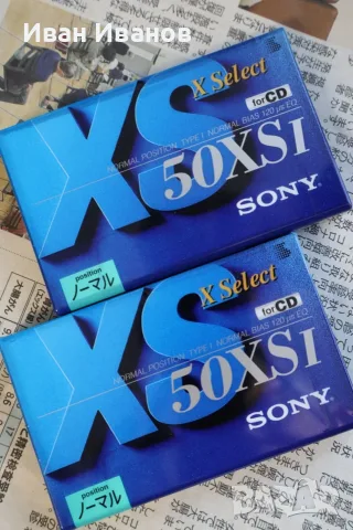 SONY XS I топ модел редки японски аудиокасети