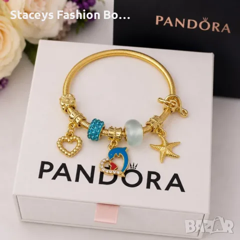 Дамска гривна тип Pandora - различни модели, снимка 2 - Гривни - 56747924