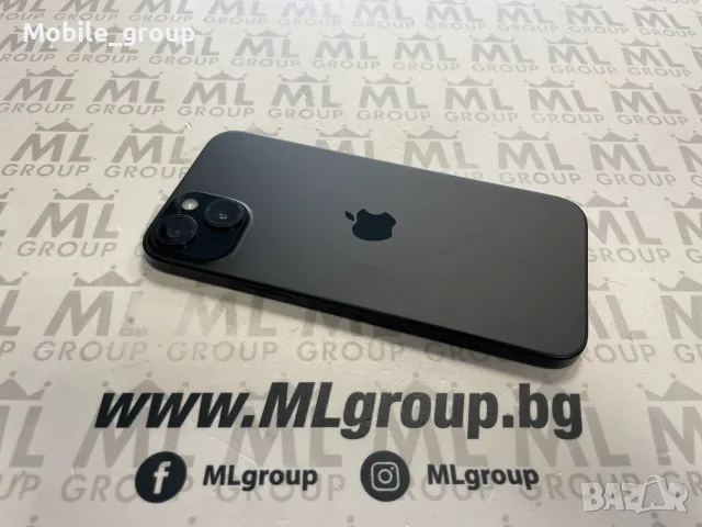 #MLgroup предлага iPhone 15 Plus 128GB Black 85%, втора употреба.