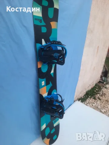 Сноуборд   142см.BURTON PROGRESSION  с автомати. , снимка 6 - Зимни спортове - 56738073