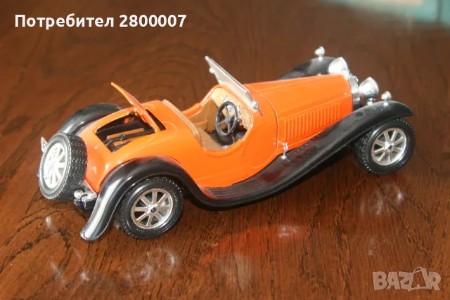 BUGATTI Type55 (1932). Bburago 1/24., снимка 2 - Колекции - 56719306