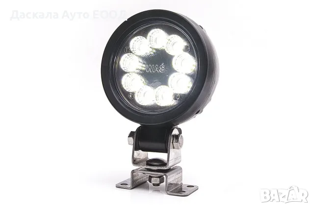 1бр. ЛЕД LED работна лампа, за задна скорост 4см, 12-24V, 36 диода , ПОЛША