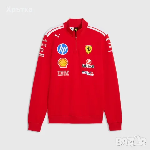 Оригинално горнище Puma / Пума x Ferrari / Ферари F1 Team 2026 Sweatshirt