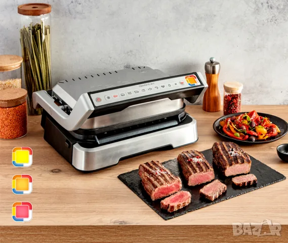 Грил Tefal OptiGrill 2в1 GC772D, снимка 6 - Скари - 56601240