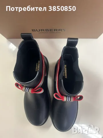 Детски боти BUBERRY, снимка 4 - Детски боти и ботуши - 56734552