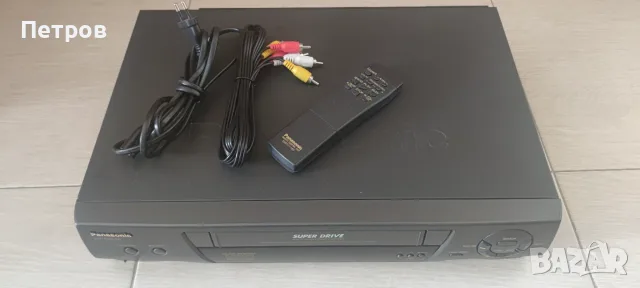 Видео Panasonic VHS , снимка 2 - Плейъри, домашно кино, прожектори - 56624856