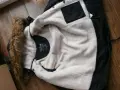 М Нова Мъжка Парка с Голяма Пухена Качулка Pull & Bear, снимка 11