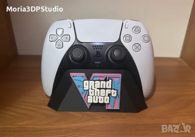 Стойка за PS5 DualSense контролер - GTA 6, Grand Theft Auto 6, Playstation 5