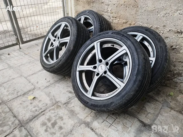 Продавам джанти 17-ки Advanti Racing с хубави гуми Hankook 225/45/17. 5x112