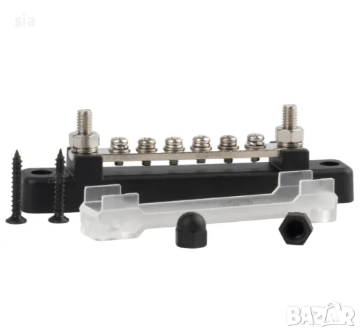 Заземяваща минусова разпределителна кутия,шина, 12V - 48V 150A