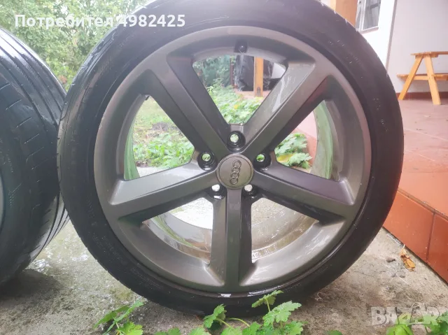 Оригинални джанти Audi A4 B8 18" 8.0Jx18 ET47 RONAL + гуми 245/40/18 Goodyear