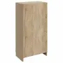 vidaXL Шкаф за обувки, 7 рафта, дъб, снимка 5