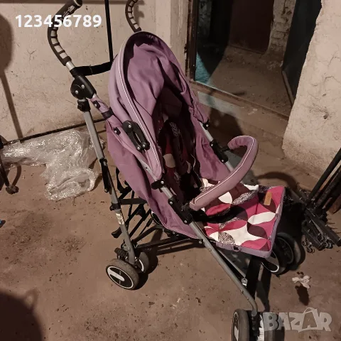 Детска количка+кошче+стол хранене, снимка 5 - Детски колички - 56645598