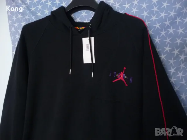 винтидж Nike Air Jordan citrus hoody мъжко яке Найки с качулка Еър Джордан суичър горница Оригинал
