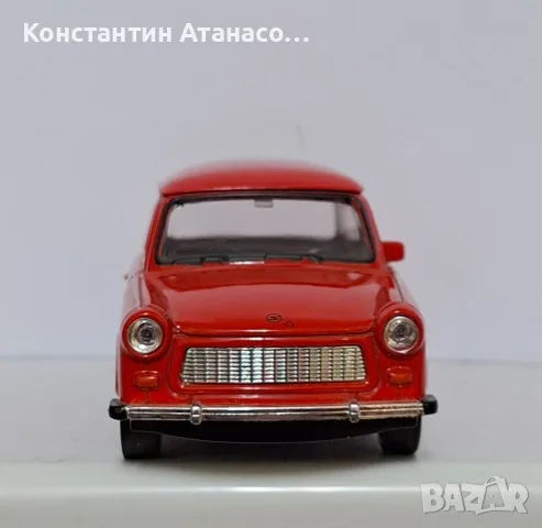 Метална количка Трабант, снимка 3 - Коли, камиони, мотори, писти - 56628323