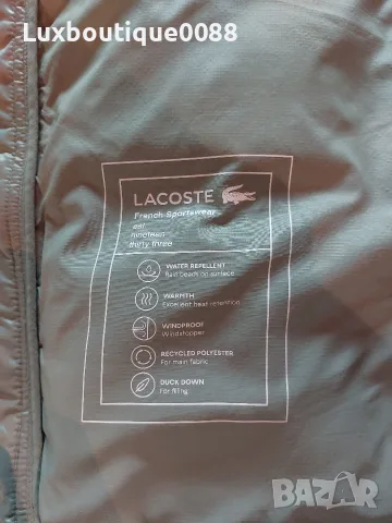 Мъжко зимно пухено яке Lacoste M, снимка 7 - Якета - 56750371