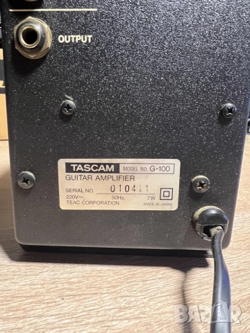Tascam G-100 китарен усилвател., снимка 5 - Ресийвъри, усилватели, смесителни пултове - 56645765