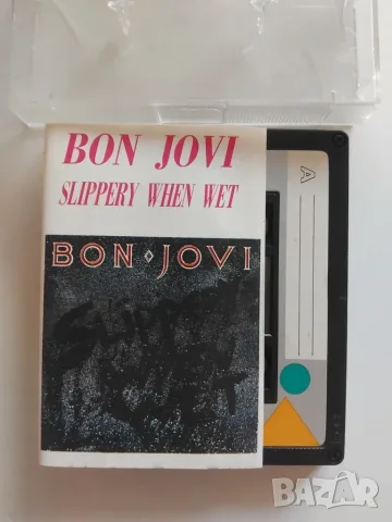 Bon Jovi – Slippery When Wet - аудио касета музика