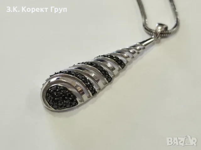 Сребърно колие с висулка 925 / 12,13 гр.