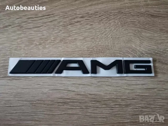 Mercedes Benz AMG черна емблема за решетка