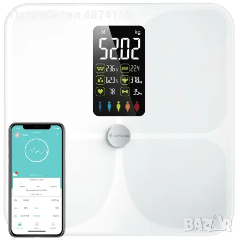 Smart кантар с 15 показателя 